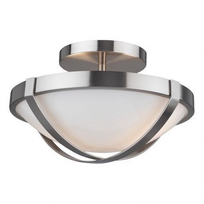 Artcraft Lighting Cara 2 - Light Flush Mount in  Brushed Nickel