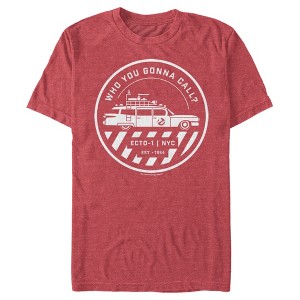 Men's Ghostbusters Ecto-1 Wagon Logo T-Shirt - 1 of 4
