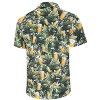 Coolmee Mens Halloween Christmas Shirts Funky Button Down Shirts Party Aloha Shirt Holiday Hawaiian Tops - 3 of 4