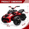 12V Kids Electric Ride on Truck Car Remote Control, 7MPH, 2 Speeds, 2x55W Motor, LED Lights, Music, USB & EVA Tires, Gift for Boy Girl - 4 of 4