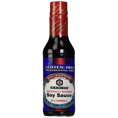 Kikkoman Soy Sauce, Gluten Free, 10 oz