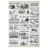 2pk Farm Animals Print Kitchen Towel - MU Kitchen