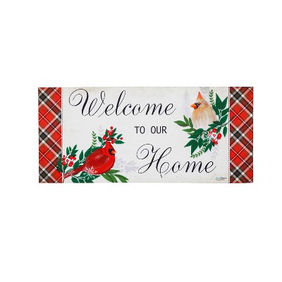 Evergreen Tartan Welcome Sassafras Switch Mat