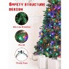Pre-Lit Flocked LED Douglas Fir Artificial Christmas Tree - 4 of 4