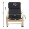 NFL New England Patriots Bentwood Accent Chair - 3 of 4