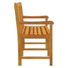 vidaXL Garden Bench Natural Brown Solid Acacia Wood Large Durable - 4 of 4