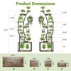 Plant Stand with Grow Light, 9 Tiered Tall Plant Stands Indoor, 62" Plant Shelf for Indoor Plants Multiple - 4 of 4