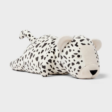 Детские мягкие игрушки Pillowfort Cheetah Weighted Plush Kids' Throw Pillow Black and White