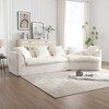 TiramisuBest Boucle Sofa 3 Seater for Living Room Oversized Comfy Sofa for Apartment - 2 of 4