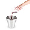 True Stainless Steel Spittoon for Wine, Whiskey, Cocktails, Alcohol Tasting Spit Cup – Savor, Set of 1, Silver Spitter - 2 of 2