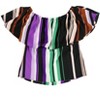 bar III Womens Ruffle Off the Shoulder Blouse - 2 of 2