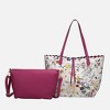 MKF Collection Danielle Reversible Shopper Tote Floral Bag, Crossbody Pouch Handbag Purse by Mia K - 2 of 4