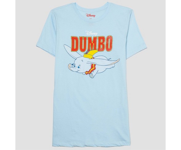 Men's Dumbo Short Sleeve Graphic T-Shirt Light Blue S