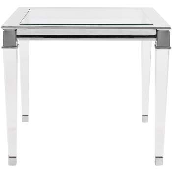 Charleston Acrylic End Table - Silver - Safavieh.
