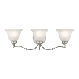 Livex Lighting Essex 3 - Light Vanity in  Brushed Nickel - 1 of 1