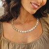 Ross-Simons 28.65 ct. t.w. Multi-Gemstone Art Deco-Inspired Necklace With Black Enamel in 18kt Gold Over Sterling - 2 of 3