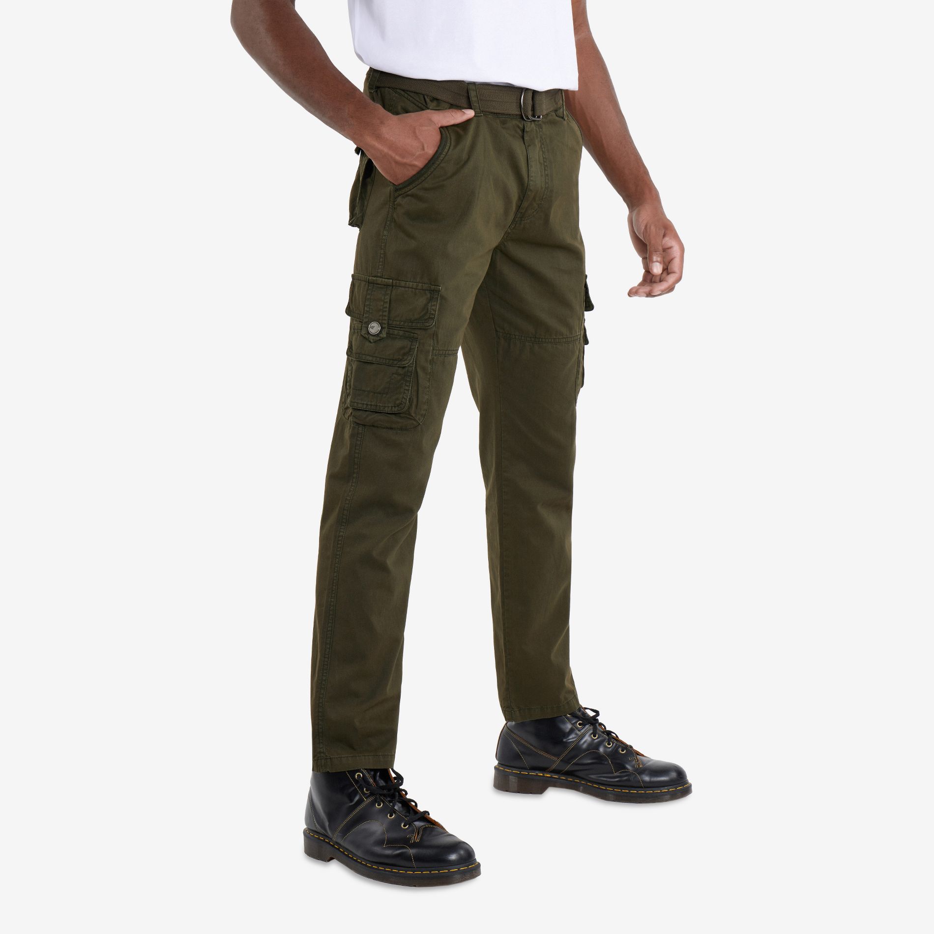 X RAY Men's Mutiple Pockets Cargo Pants,Work Pants in OLIVE Size 34X32