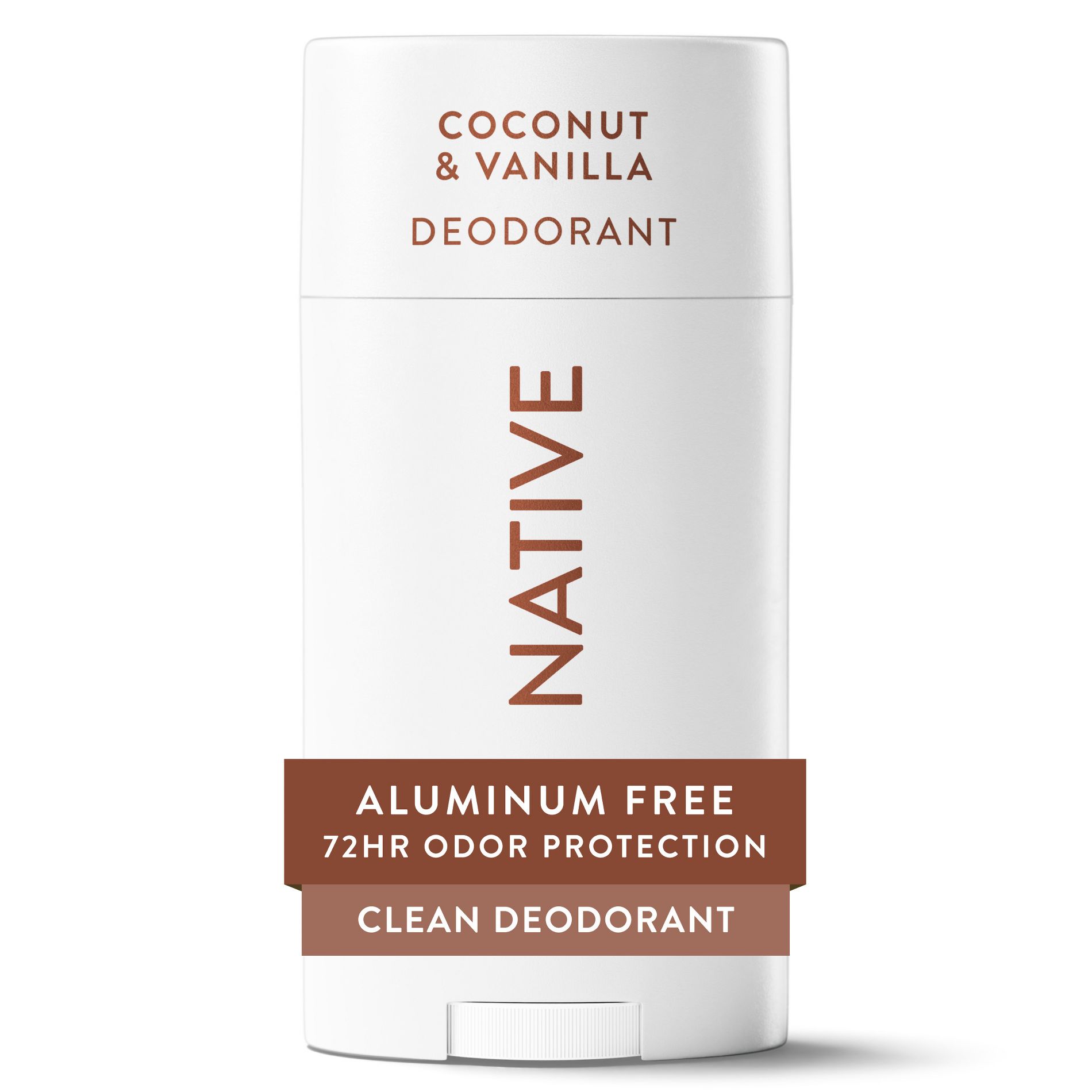 Native Solid Deodorant for Women & Men - Coconut & Vanilla - Aluminum-Free 2.65oz: Underarm Use, Normal Skin