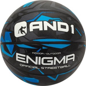 AND1 Enigma Basketball - Streetball for Indoor and Outdoor Use, Deep Channel Construction and Durability - 1 of 4