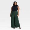 Women's Wide Leg Signature Crepe Pull-On Pants - A New Day™ - 3 of 3