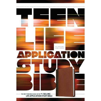 Teen Life Application Study Bible NLT - (Leather Bound)