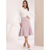 Hobemty Women's Office Midi Length High Waist Fishtail Skirt - 3 of 4