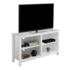 Montana Highboy TV Stand for TVs up to 65" with Shelves White - Breighton Home: Modern Media Console, Storage - 3 of 4