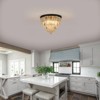 Bella Depot Crystal Chandelier Black luxury modern style crystal lights, large ceiling chandeliers, dining room, living room,bedroom - 4 of 4