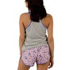 Kuromi Milkshake Women's Racer Back Tank Top & Dolphin Lounge Shorts Sleepwear Set - 3 of 3