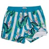 Party Pants Men's Striped Gulf Swimsuit Bottom - Turquoise Blue - 2 of 4