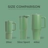 HydroJug Sport - Stainless Steel Tumbler with Straw, Vacuum Insulated, Leakproof Water Bottle, Ergonomic Design, Dishwasher Safe - 4 of 4