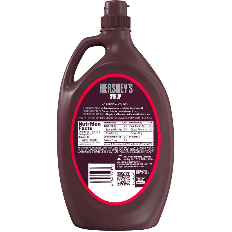 Hershey&#39;s Genuine Chocolate Syrup - 48oz, 4 of 10
