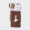 Women's Fall Leaves Graphic Socks - Brown - 2 of 3