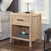 Pacific View 1 Drawer Nightstand Prime Oak- Sauder: Laminated Bedside ...