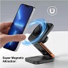 Link Foldable Wireless Charger for iPhone, Android & QI Enabled Devices - Great for Travelling - Black - 2 of 4