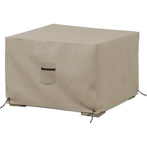 Covers&All Square Ottoman Cover, 12 oz Waterproof & UV-resistant - 1 of 4