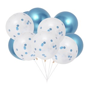 Unique Bargains Latex Party Balloons 12-inch Round Helium Balloons Wedding Anniversary Birthday Party 10 Pcs - 1 of 4