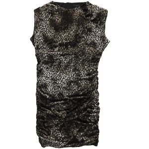 GUESS Womens Belinda Velvet Animal Print Bodycon Dress - 1 of 2