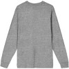 Hogwarts College Men's Athletic Heather Gray Long Sleeve Shirt - 3 of 3