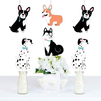 Pink Puppy Paws Tassel Garland - Pet Dog and Cat Girl Birthday Party  Decoration - GenWooShop