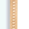 Olivia & May 48"x24" Wooden Scroll Oval Wall Mirror with Beaded Frame Bronze: Elegant Accent, No Assembly Required - 2 of 4