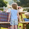 PATPAT Disney Frozen Elsa Princess Toddler Girl's 2 Piece Outfits Sleeveless Tie Knot Tank Top Summer Short Coordinate Sets - 3 of 4