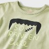 Baby Halloween So Franken Cute Short-Sleeve Romper - Cat & Jack™ Green - 3 of 4