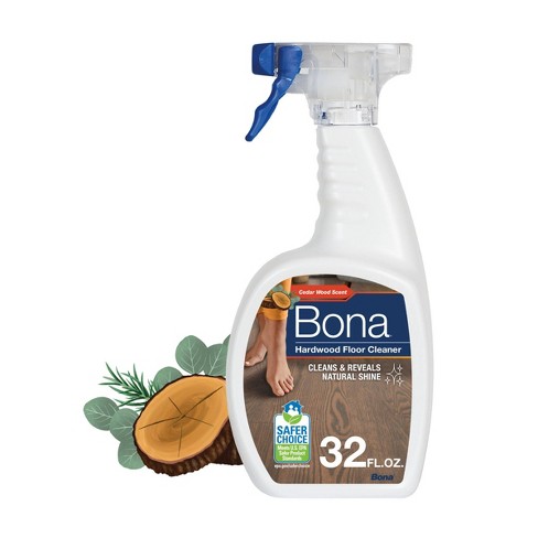 Bona Cedarwood Eucalyptus Peony Cleaning Products Wood Cleaner Spray + Mop  Multi-purpose Floor Cleaner - 32 Fl Oz : Target