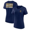NCAA West Virginia Mountaineers Women's Bi-Blend Crew Neck T-Shirt - 3 of 3