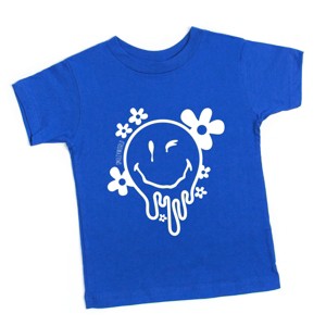 The Juniper Shop SmileyWorld Melting Outline Toddler Short Sleeve Tee - 1 of 4