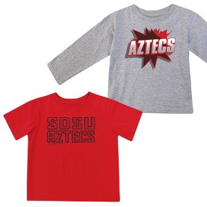 NCAA San Diego State Aztecs Toddler Boys' 2pk T-Shirt - 1 of 3