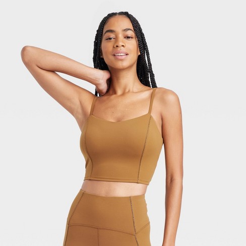 Women's Corset Detail Bra - Joylab™ Brown Xs : Target