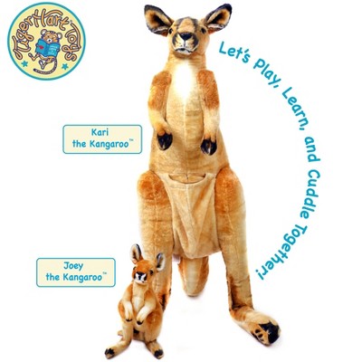 Kari the Kangaroo and Joey 38 Inch Plush Toy