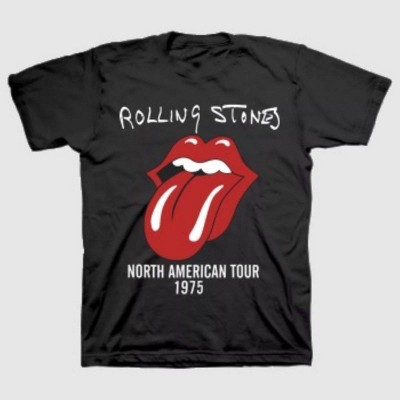 Rolling stones 1975 tour best sale t shirt